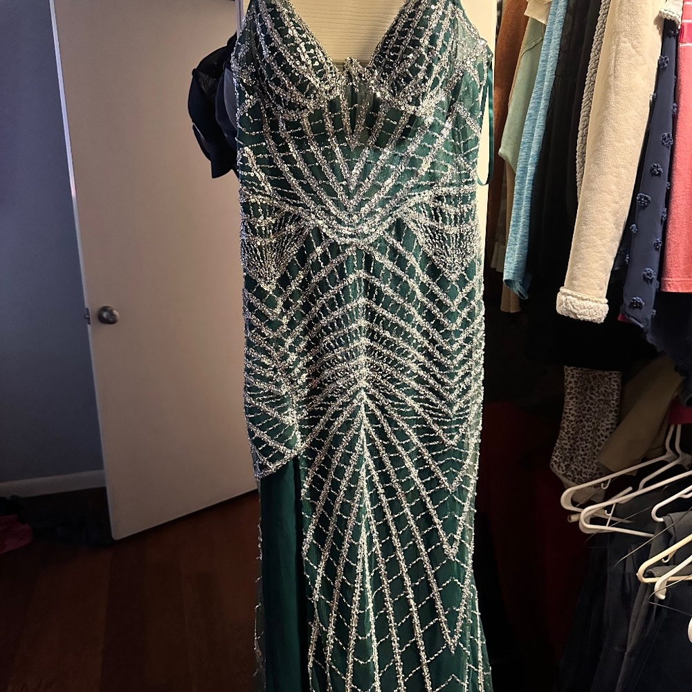 Green prom/Mardi Gras Dress